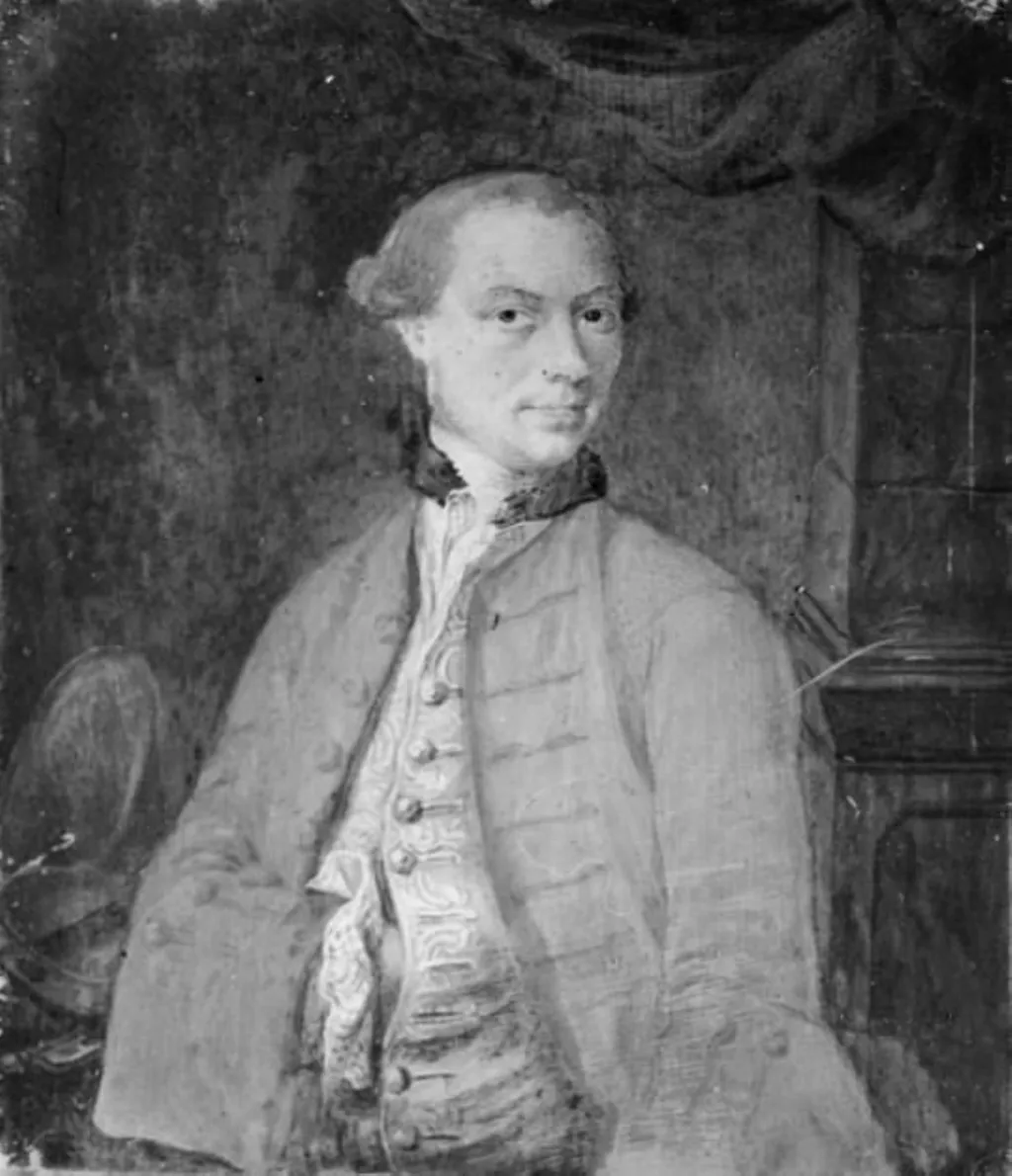Portræt af J. J. Brandt, by Unknown, 1758