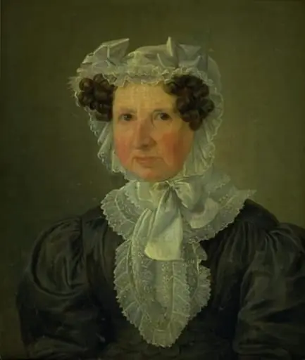 Portræt af jomfru Nissen, by Unknown