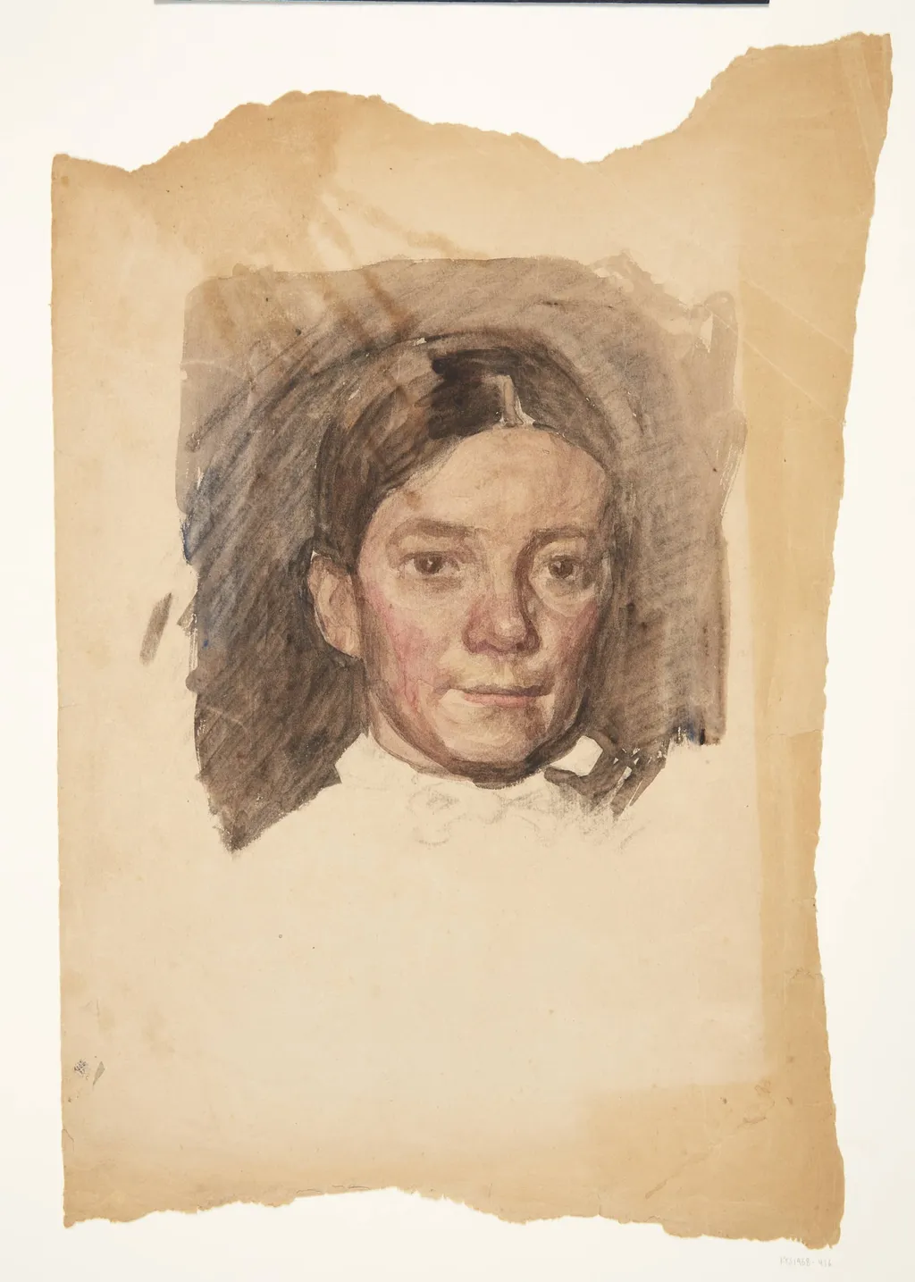 Portræt af kunstnerens hustru Elise, by Unknown, unspecified, 1909