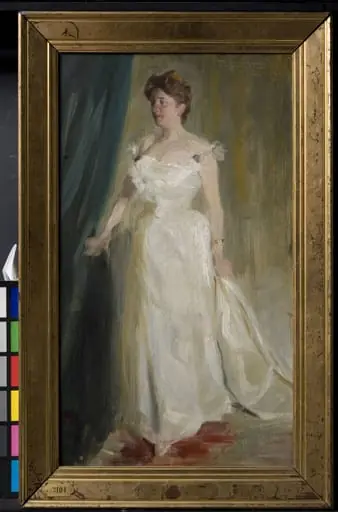 Portræt af lensgrevinde Lillie Suzanne Raben-Levetzau, by Unknown