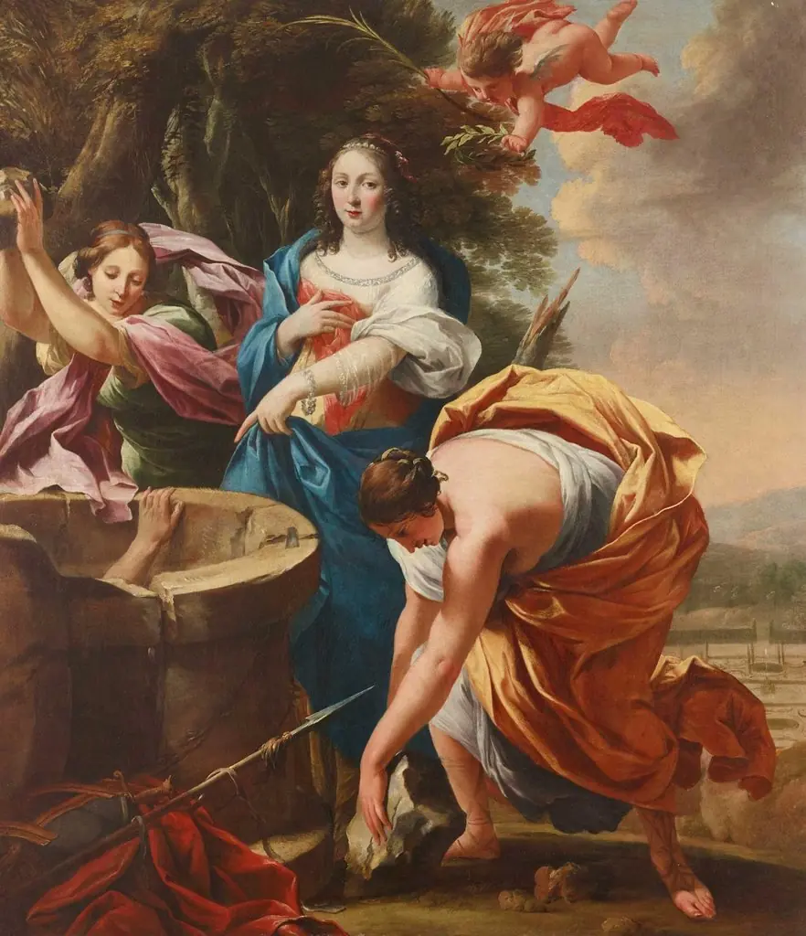 Portrait assumed to be of the Duchess of Longueville as Timocleia, by Unknown