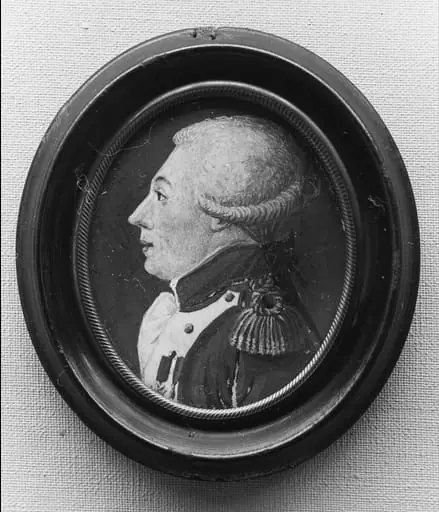 Portrait Miniature of the Marquis de Lafayette, by Unknown, 1829