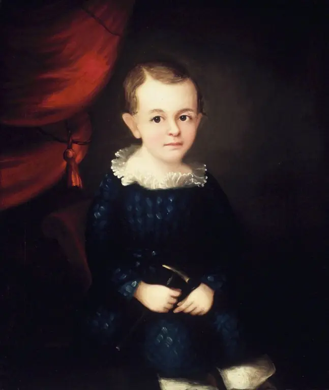 Portrait of a Child of the Harmon Family, by Unknown