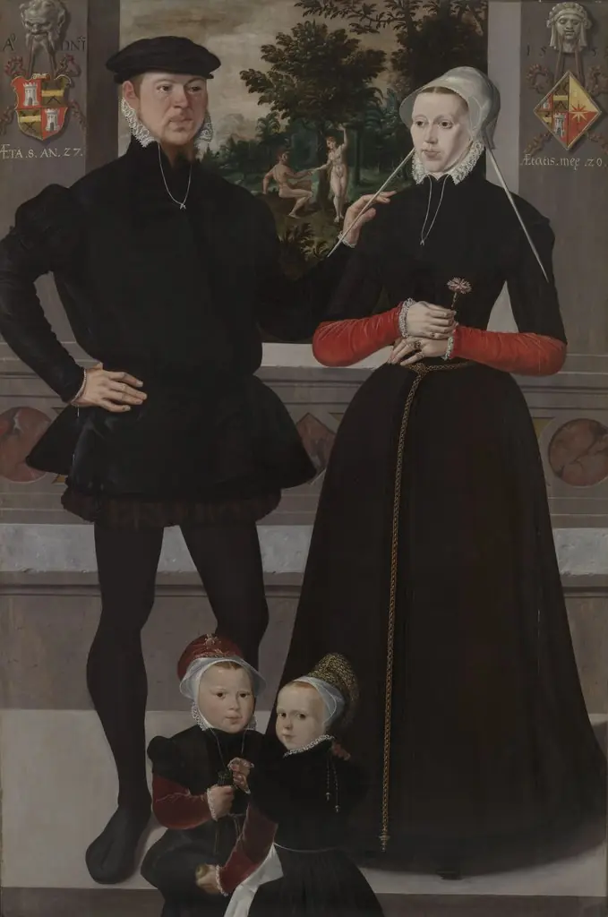 Portrait of a Family, by Unknown