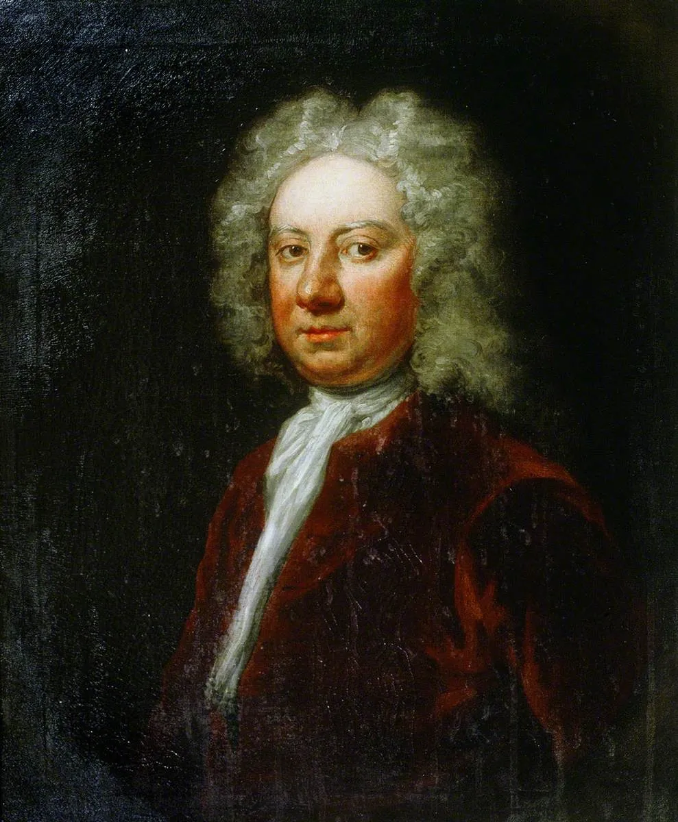 Portrait of a gentleman, by Unknown, oil, 1731