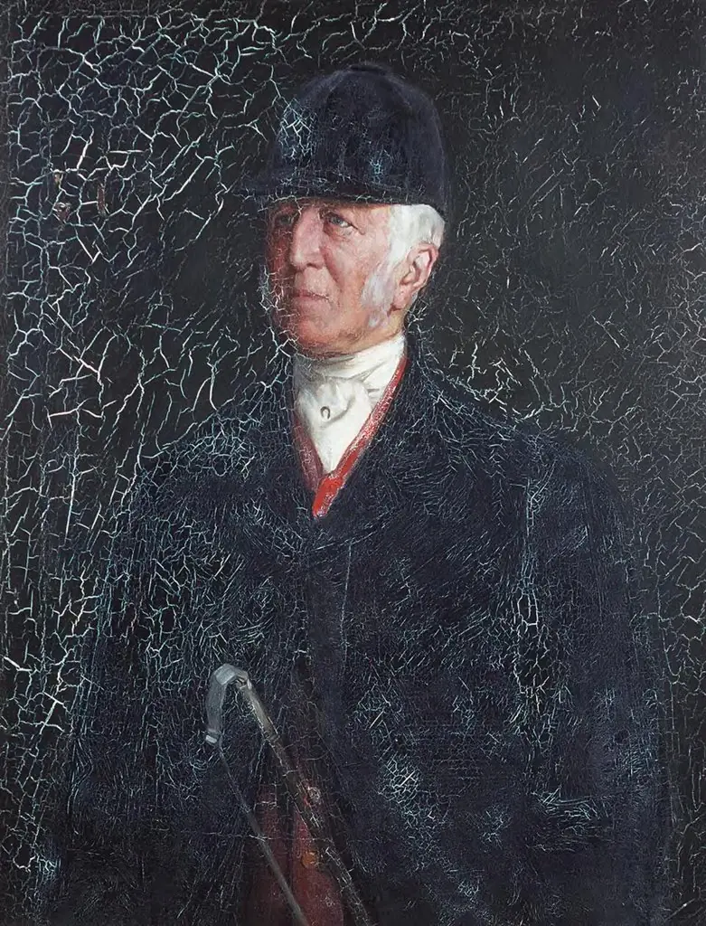 Portrait of a gentleman as a hunter, by Unknown