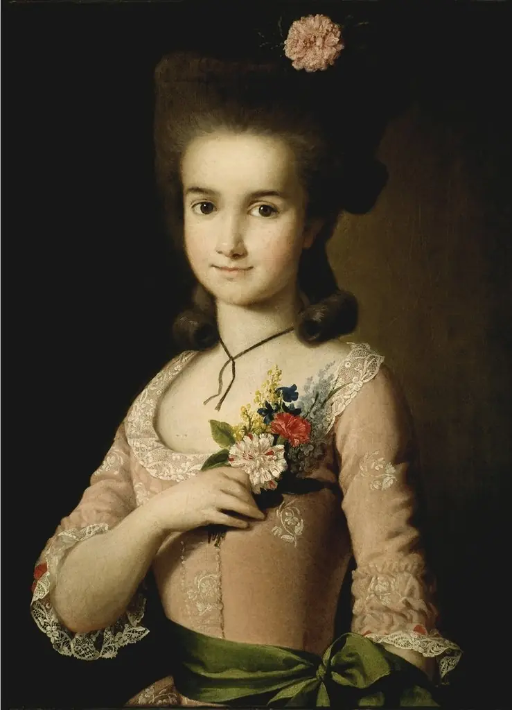 Portrait of a girl, by Unknown