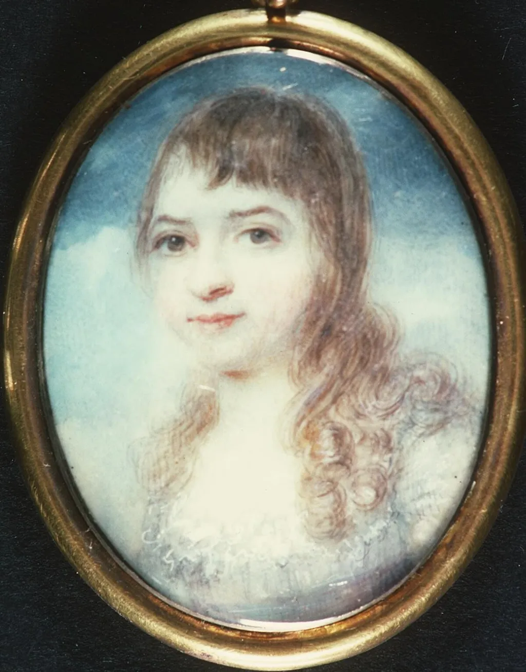 Portrait of a girl, by Unknown, oil, 1700
