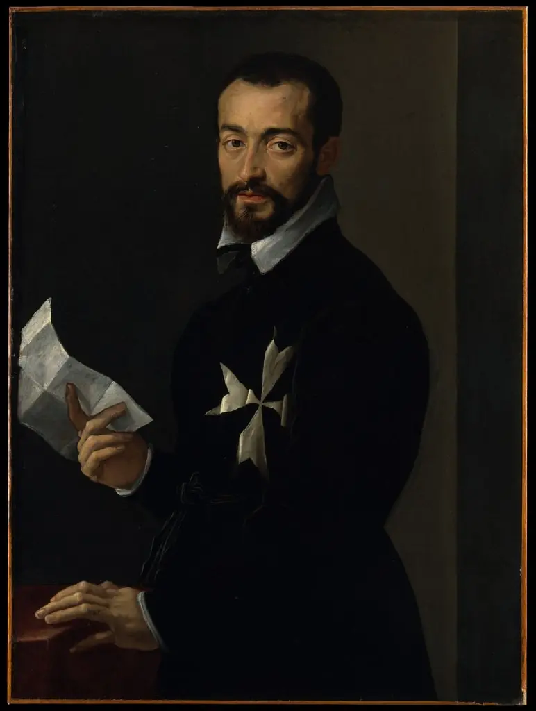 Portrait of a Knight of Malta, by Unknown
