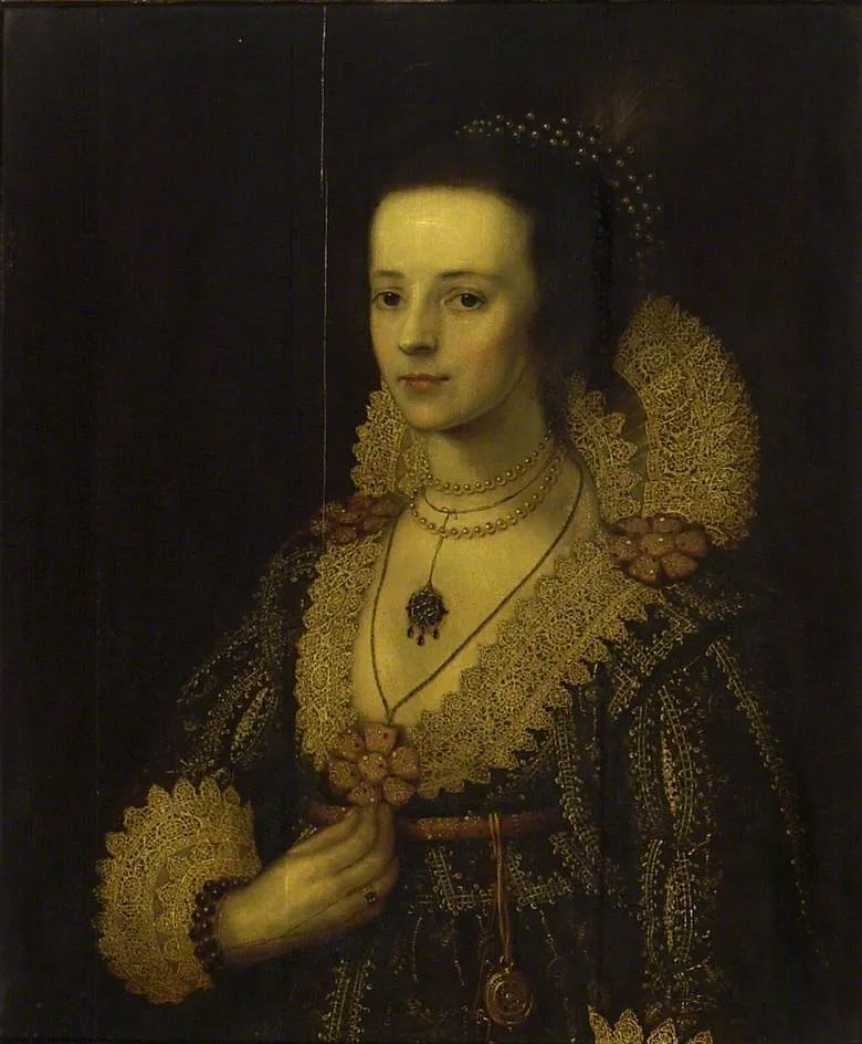 Portrait of a Lady, by Unknown, oil, 1621
