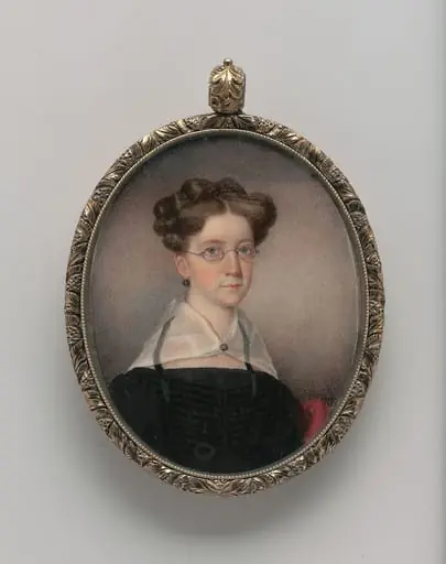 Portrait of a Lady, by Unknown, 1835