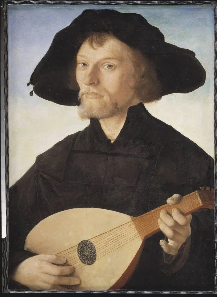 Portrait of a Lute Player, by Unknown