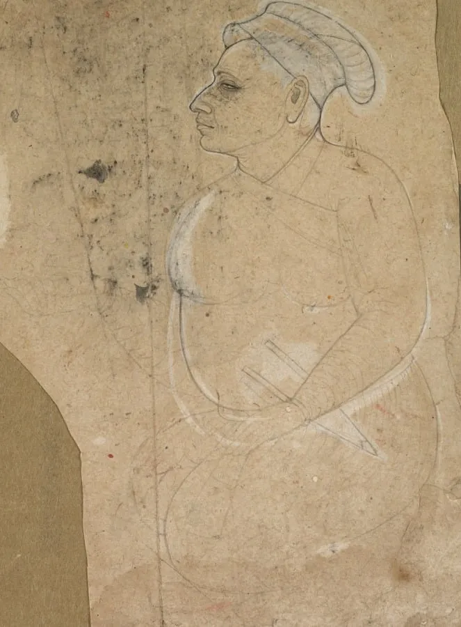 Portrait of a man, by Unknown, 1700