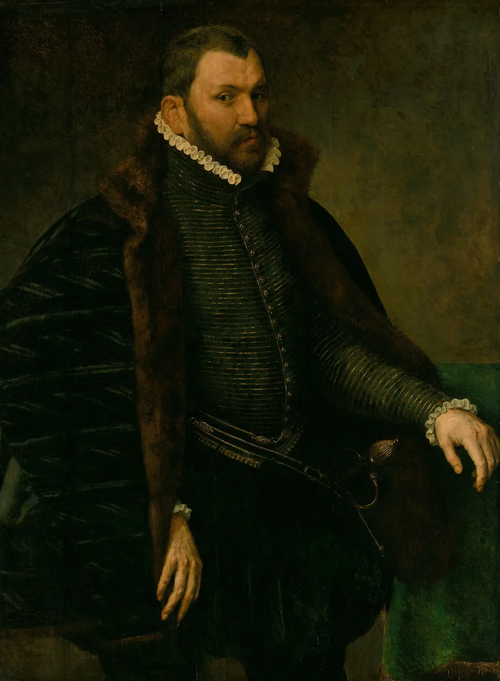 Portrait of a Man, by Unknown, oil, 1550