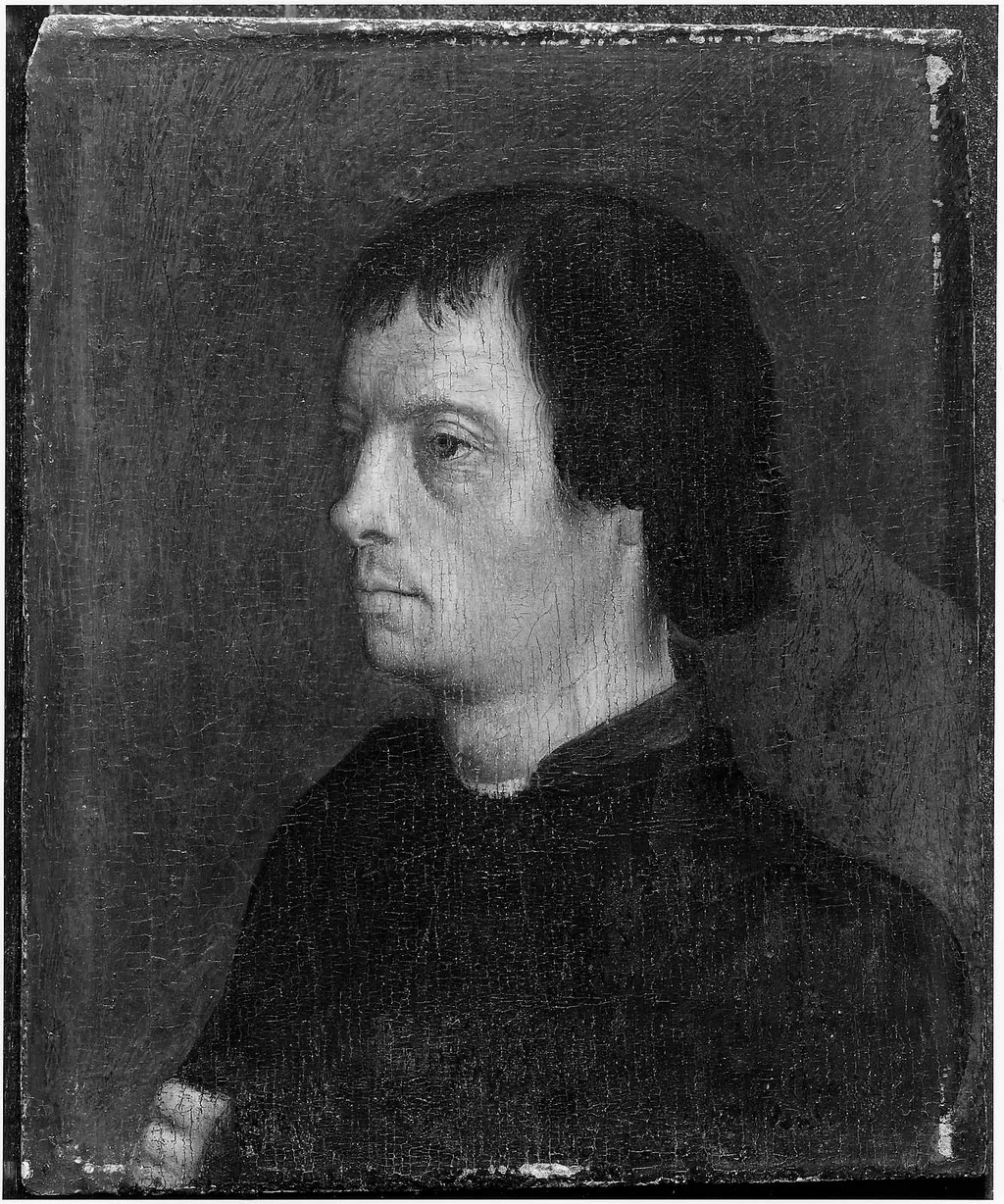 Portrait of a Man, by Unknown, oil, 1500