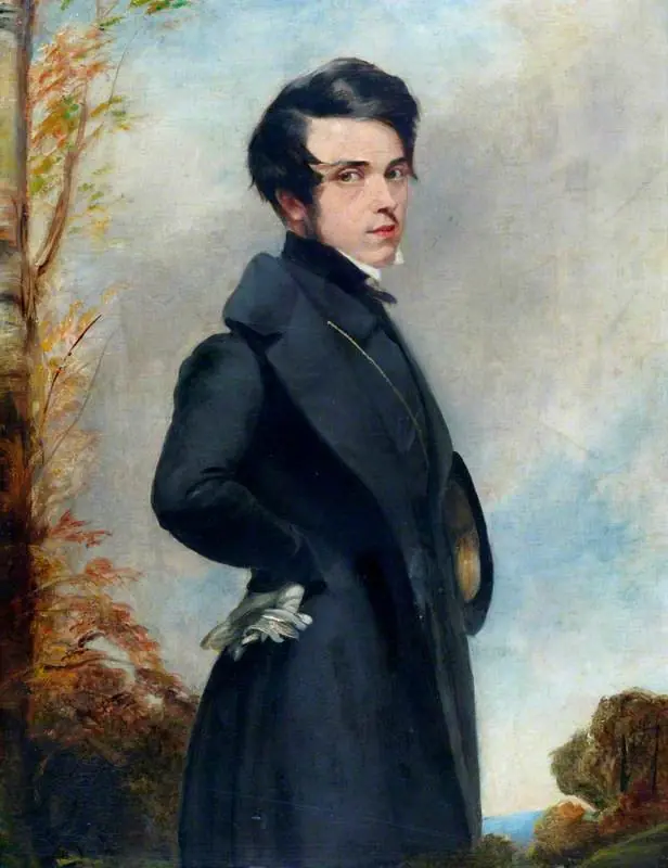 Portrait of a Man in a Black Frock Coat, by Unknown