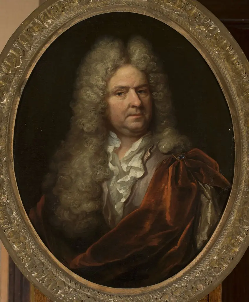 Portrait of a man in a wig, by Unknown