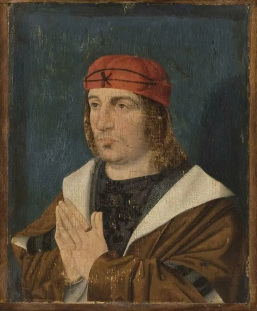 Portrait of a Man in Prayer, by Unknown