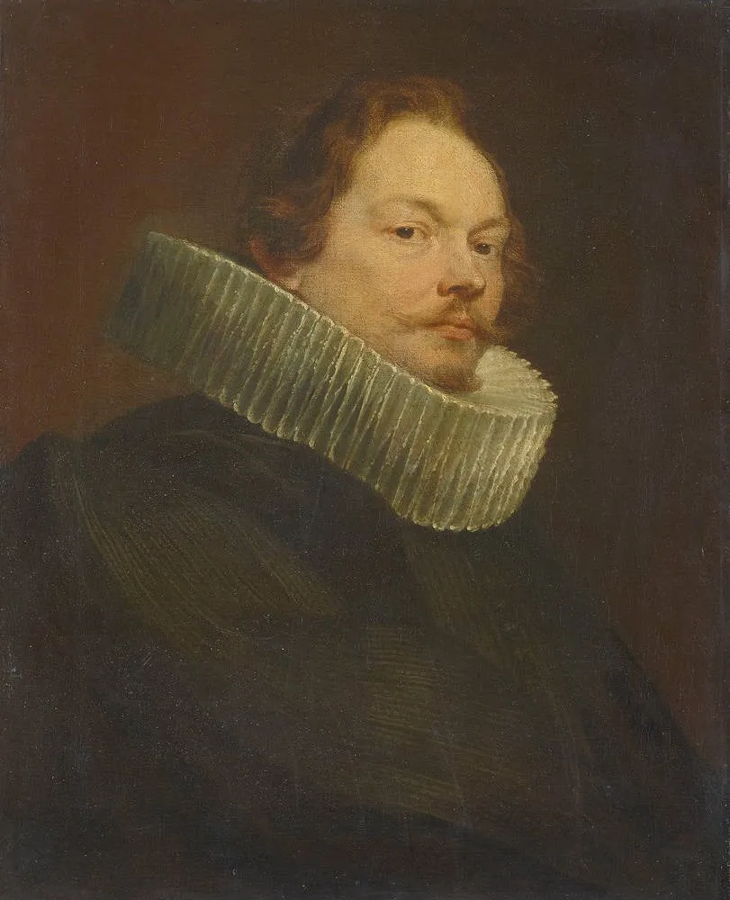 Portrait of a man (maybe Phillip Rubens), by Unknown, oil, 1696