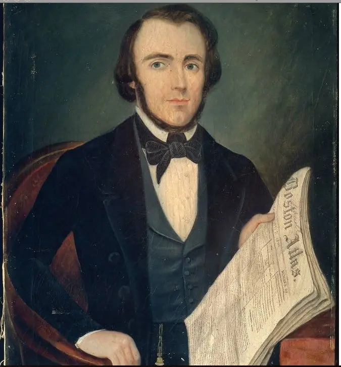 Portrait of a Man with Boston "Atlas"., by Unknown