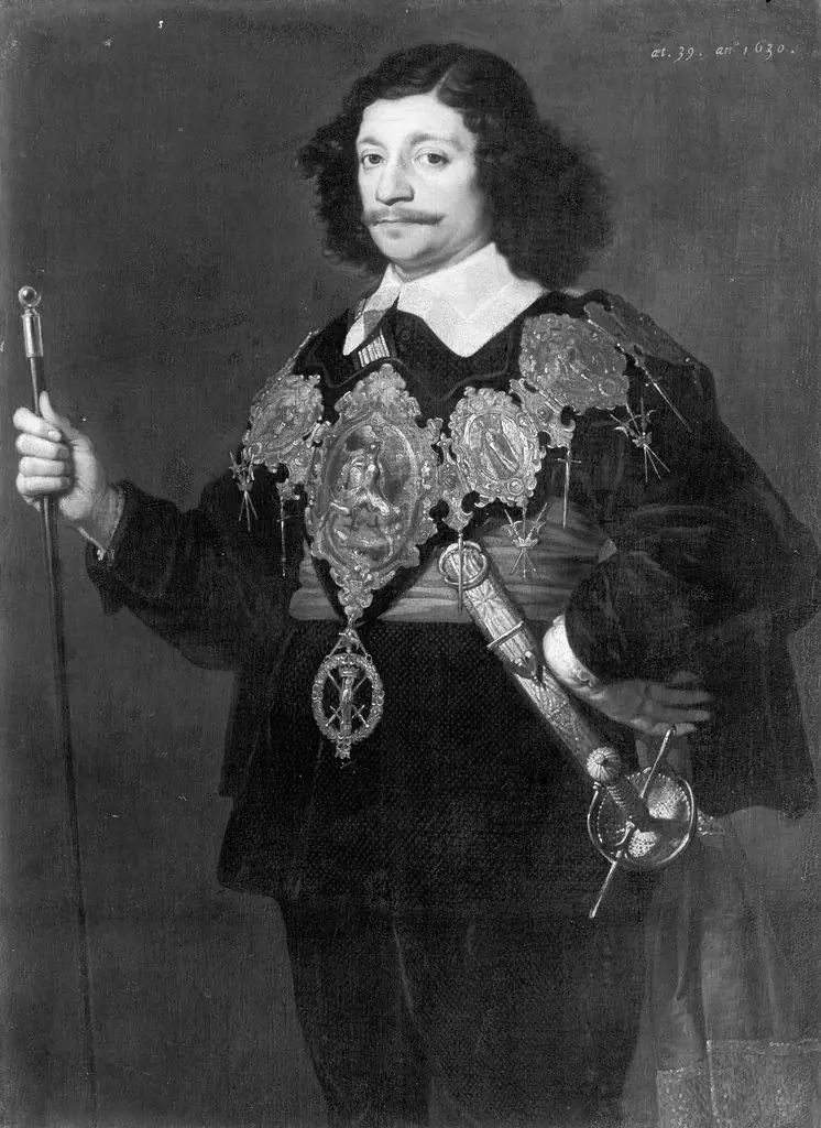 Portrait of a man with the insignia of the Order of S. Jago, by Unknown