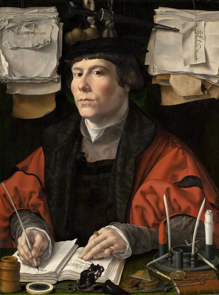 Portrait of a Merchant [possibly Jan Snoeck], by Unknown, 1524