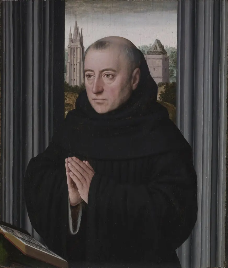 Portrait of a Monk, by Unknown