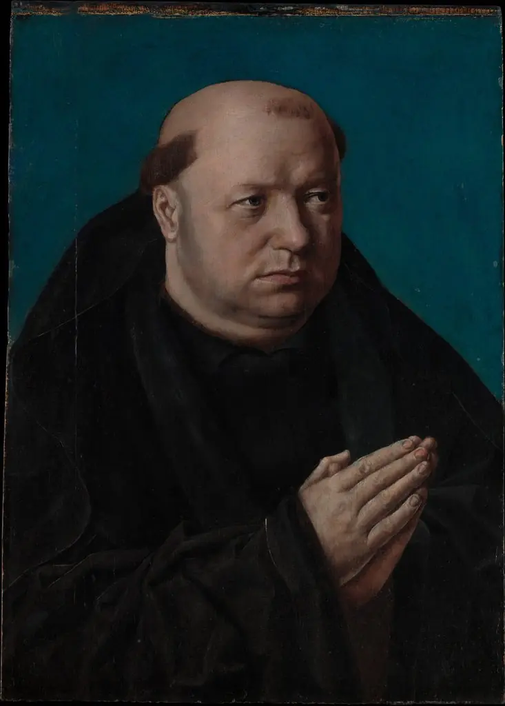 Portrait of a Monk in Prayer, by Unknown, 1500