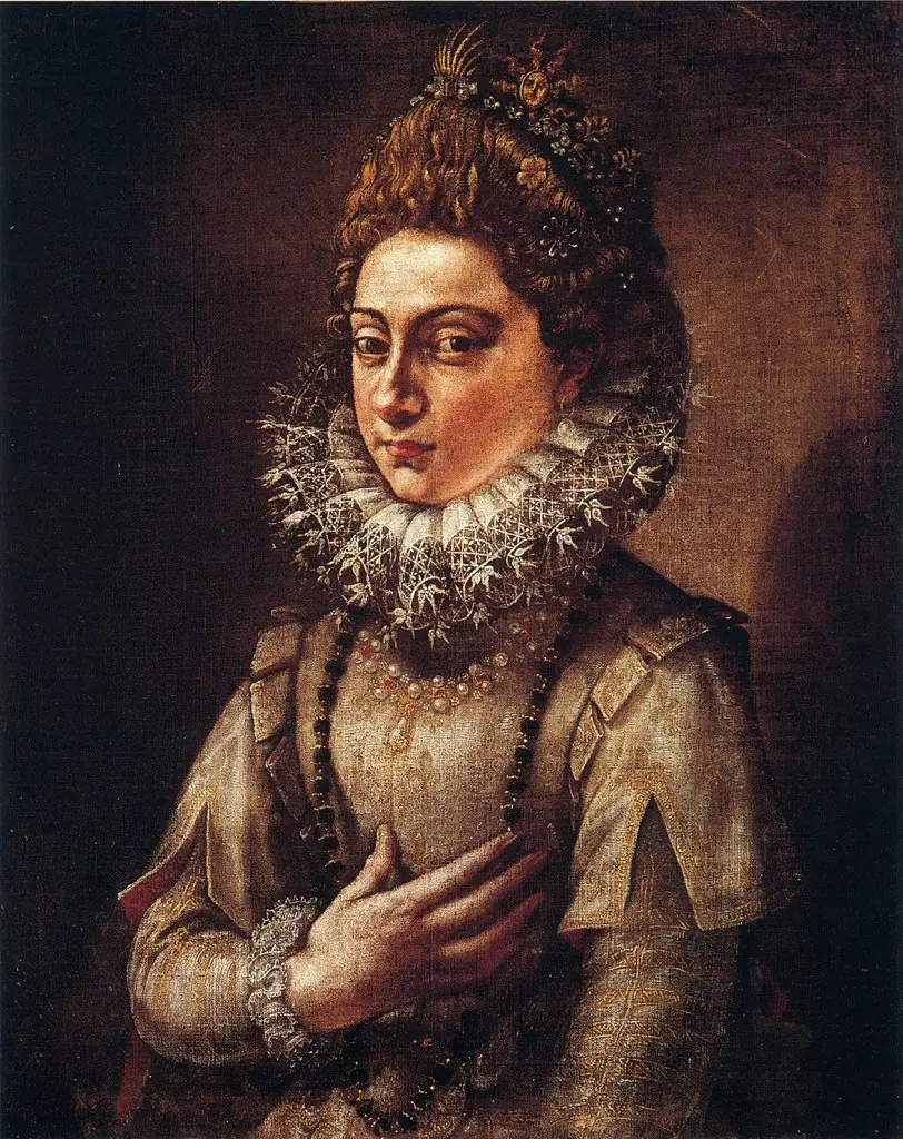 Portrait of a princess, by Unknown