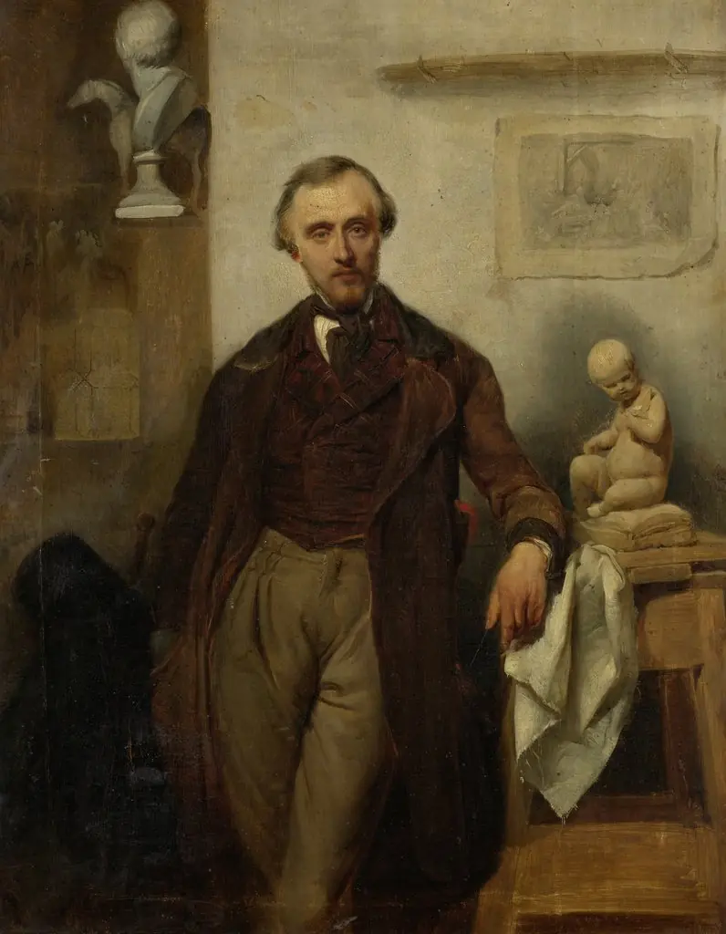 Portrait of a Sculptor, perhaps Johannes Antonius van der Ven, by Unknown