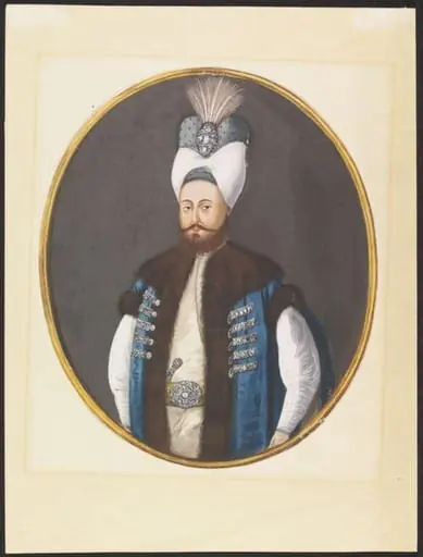 Portrait of a sultan, by Unknown