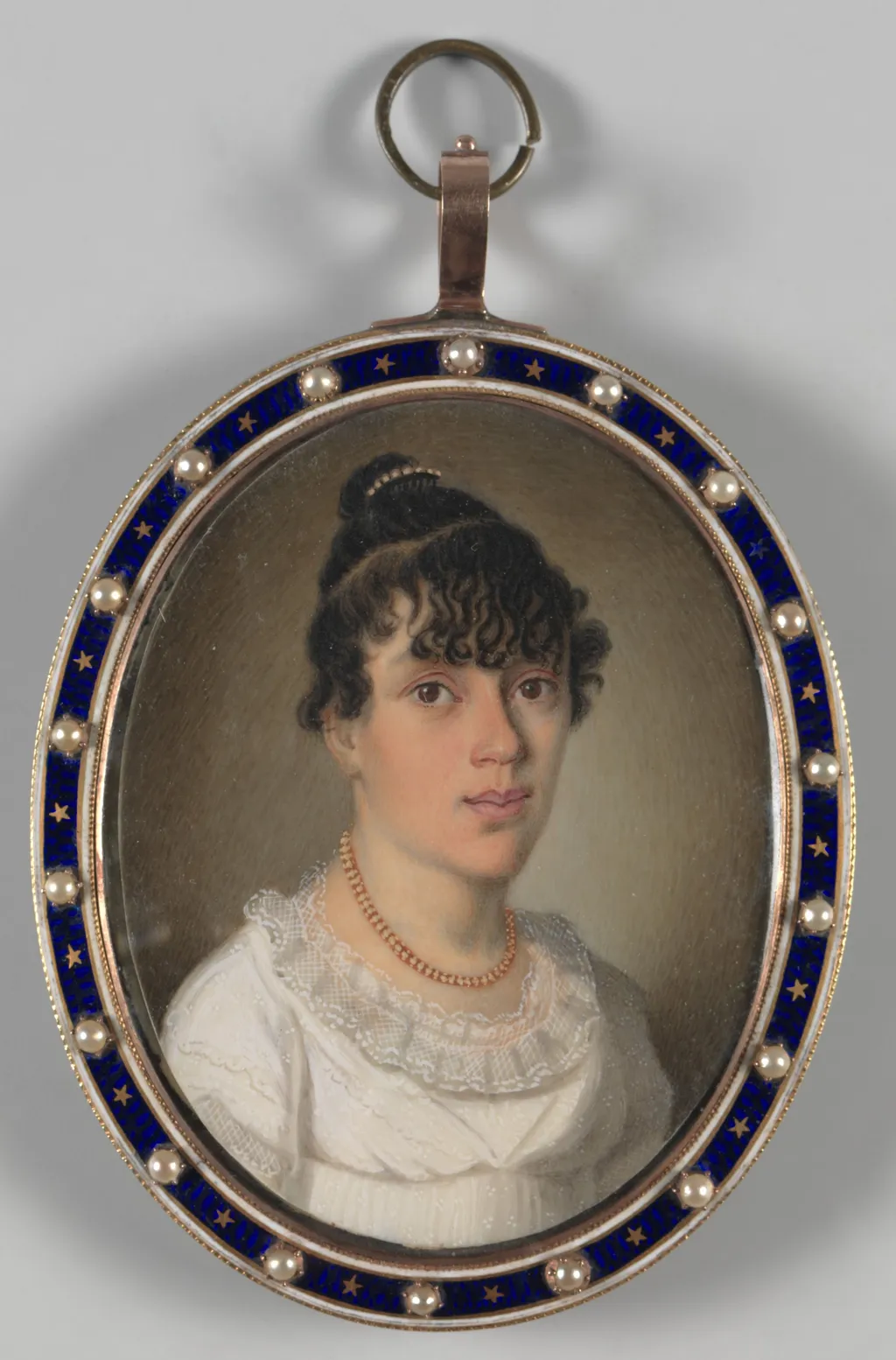 Portrait of a Surinamese Girl, by Unknown, ivory, 1810