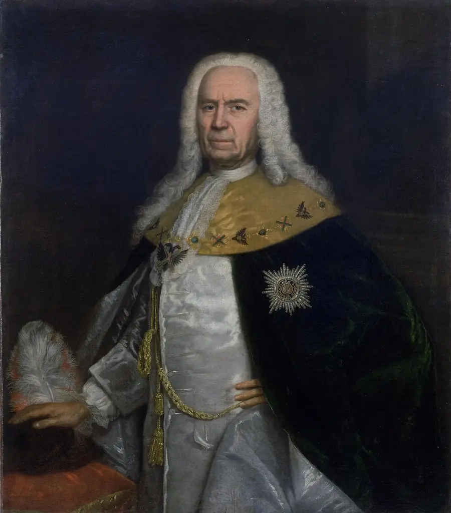 Portrait of A.Ushakov, the Head of the Secret Chancellery, by Unknown