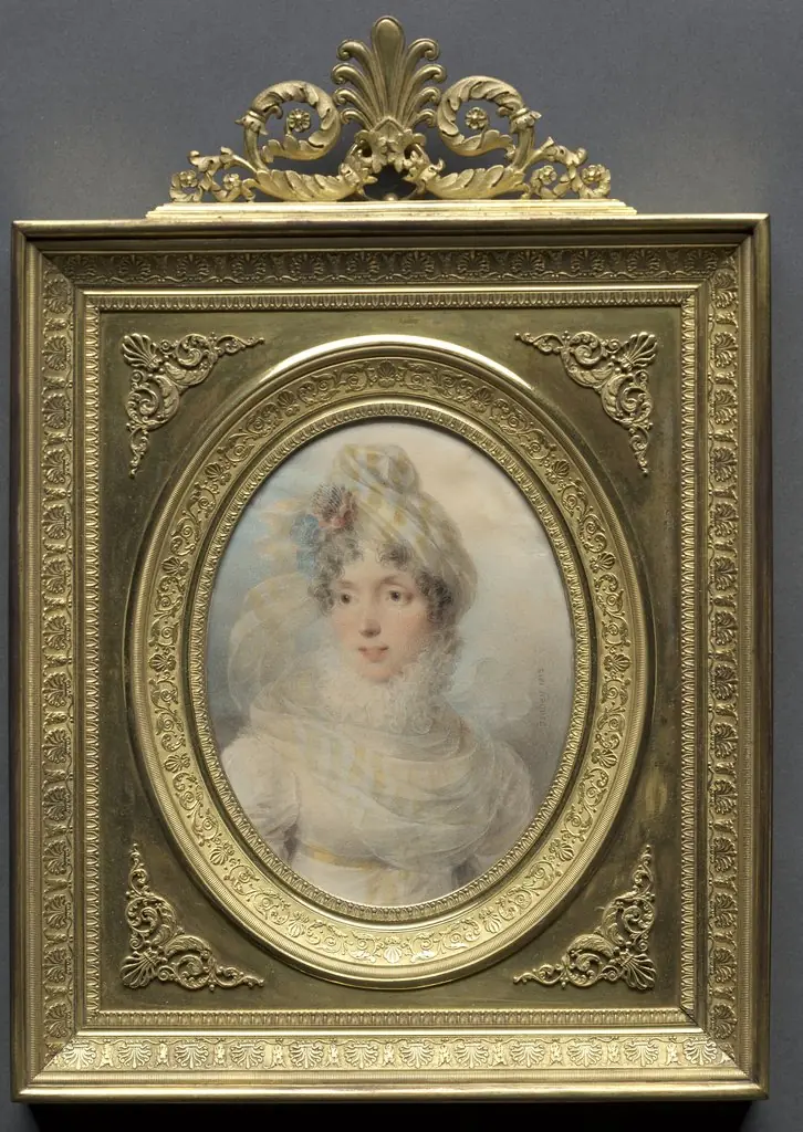 Portrait of a Woman in a White Dress, by Unknown