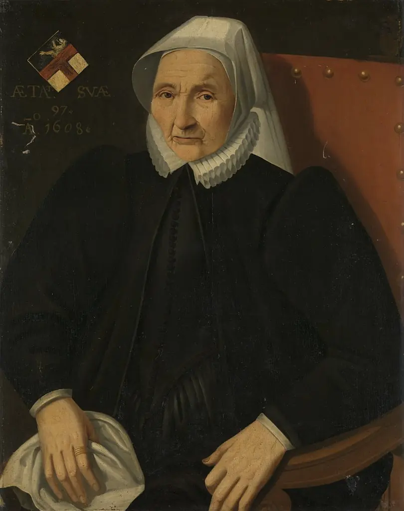 Portrait of a Woman, possibly an Aunt or older Sister of Isabeau de Halinck (Haling), Grandmother of Louys de Geer, by Unknown