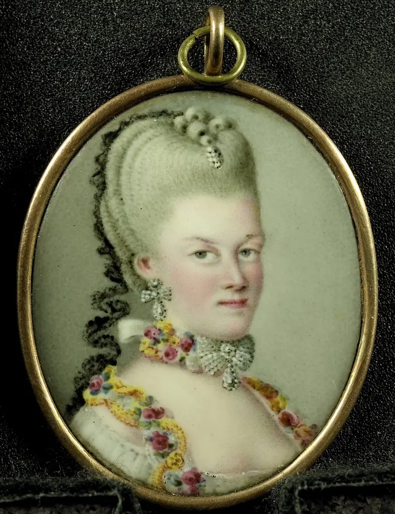 Portrait of a woman, possibly Wilhelmina van Pruisen (1751-1820), by Unknown