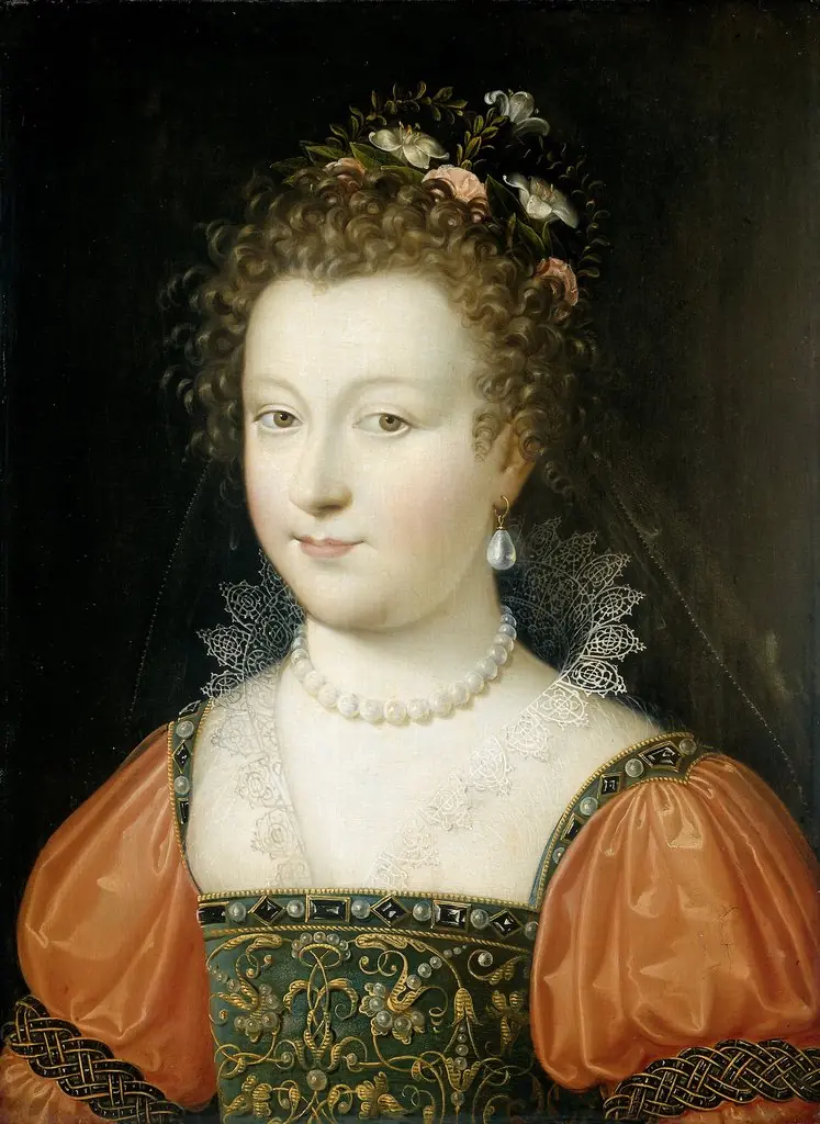 Portrait of a Woman (previously identified as Queen Elizabeth I), by Unknown, 1550