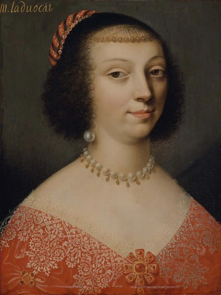 Portrait of a Woman Wearing a Pearl Necklace, by Unknown