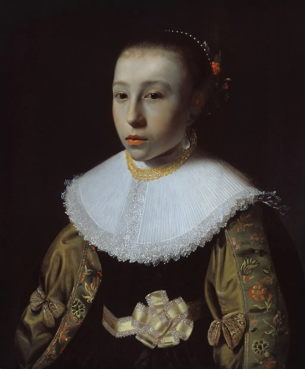 Portrait of a Young Girl, by Unknown, unspecified, 1634