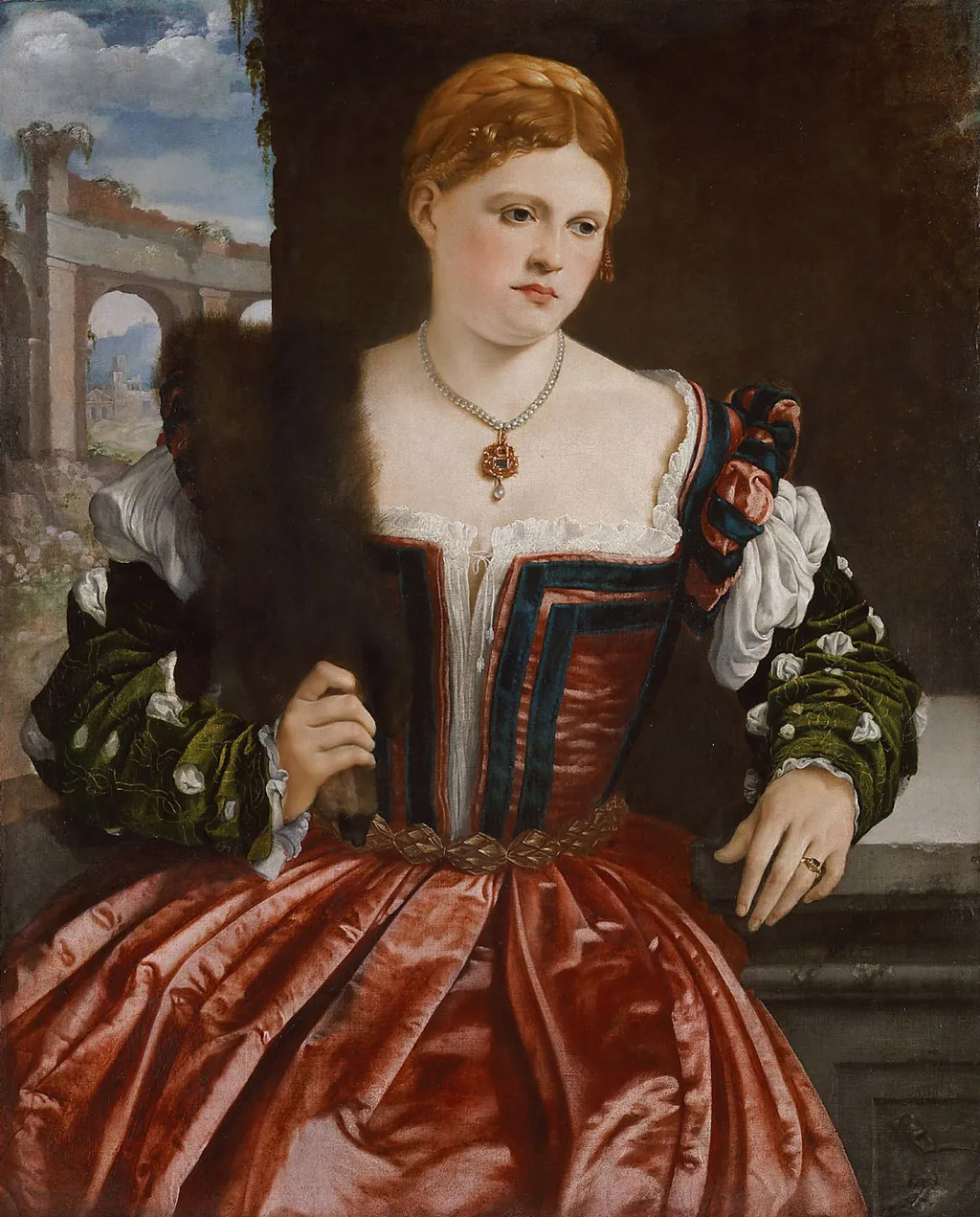 Portrait of a Young Lady, by Unknown, oil, 1540