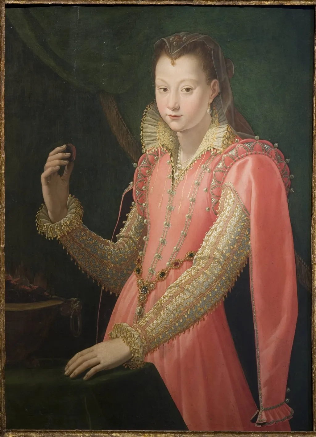 Portrait of a Young Woman as Portia Catonis, by Unknown, unspecified, 1550