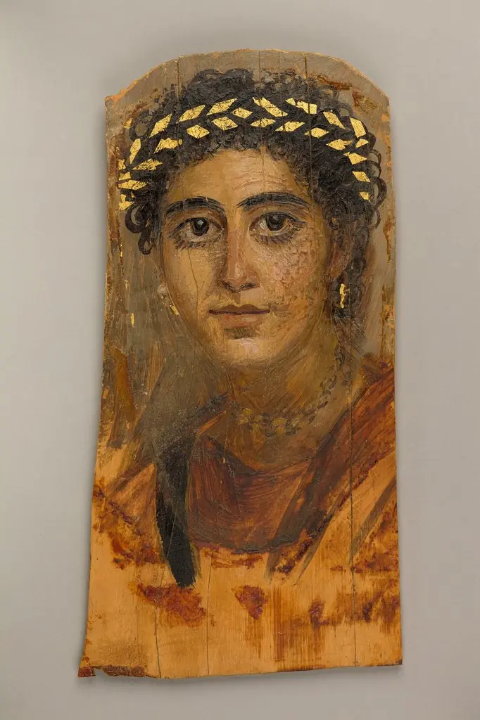 Portrait of a young woman in red, by Unknown