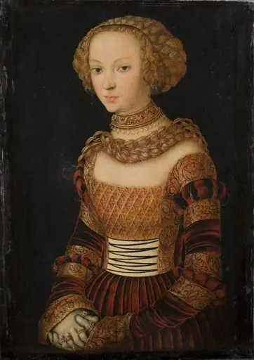 Portrait of a Young Woman. Princess Emily of Saxony?, by Unknown