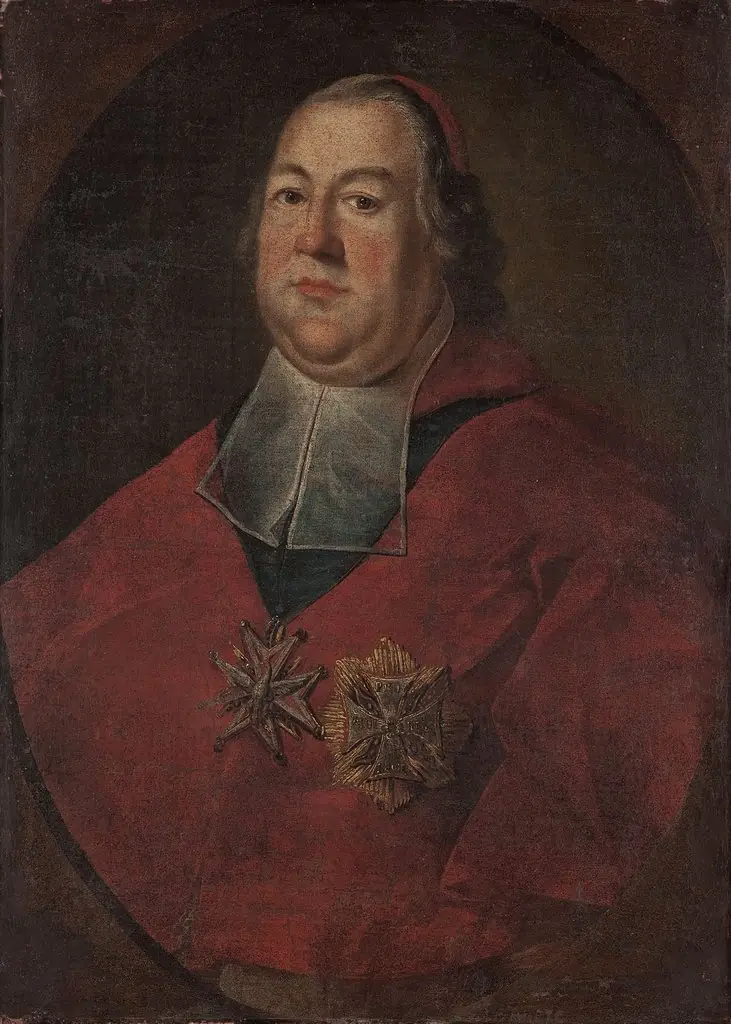 Portrait of Adam Ignacy Komorowski ? (1699–1759), bishop of Livonia, primate from 1748, by Unknown