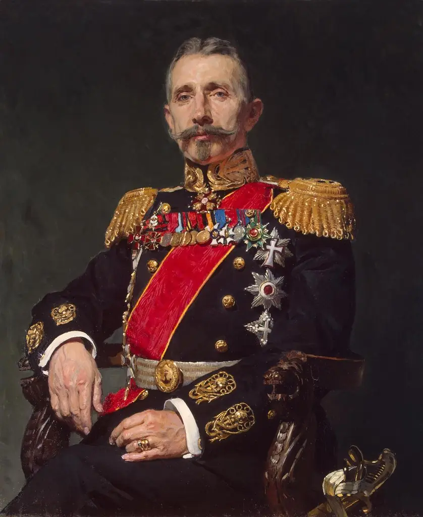 Portrait of Admiral A. I. Rusin, by Unknown