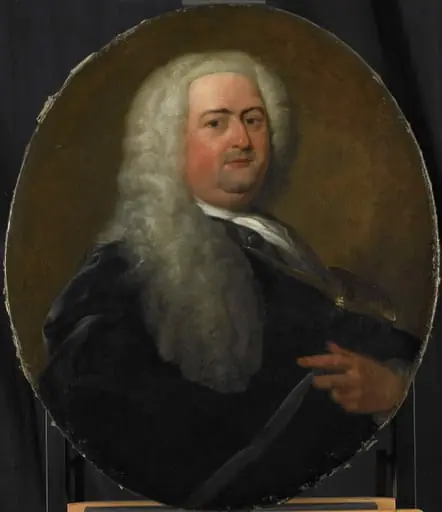 Portrait of Adriaen Paets, Director of the Rotterdam Chamber of the Dutch East India Company, elected 1734, by Unknown, 1749