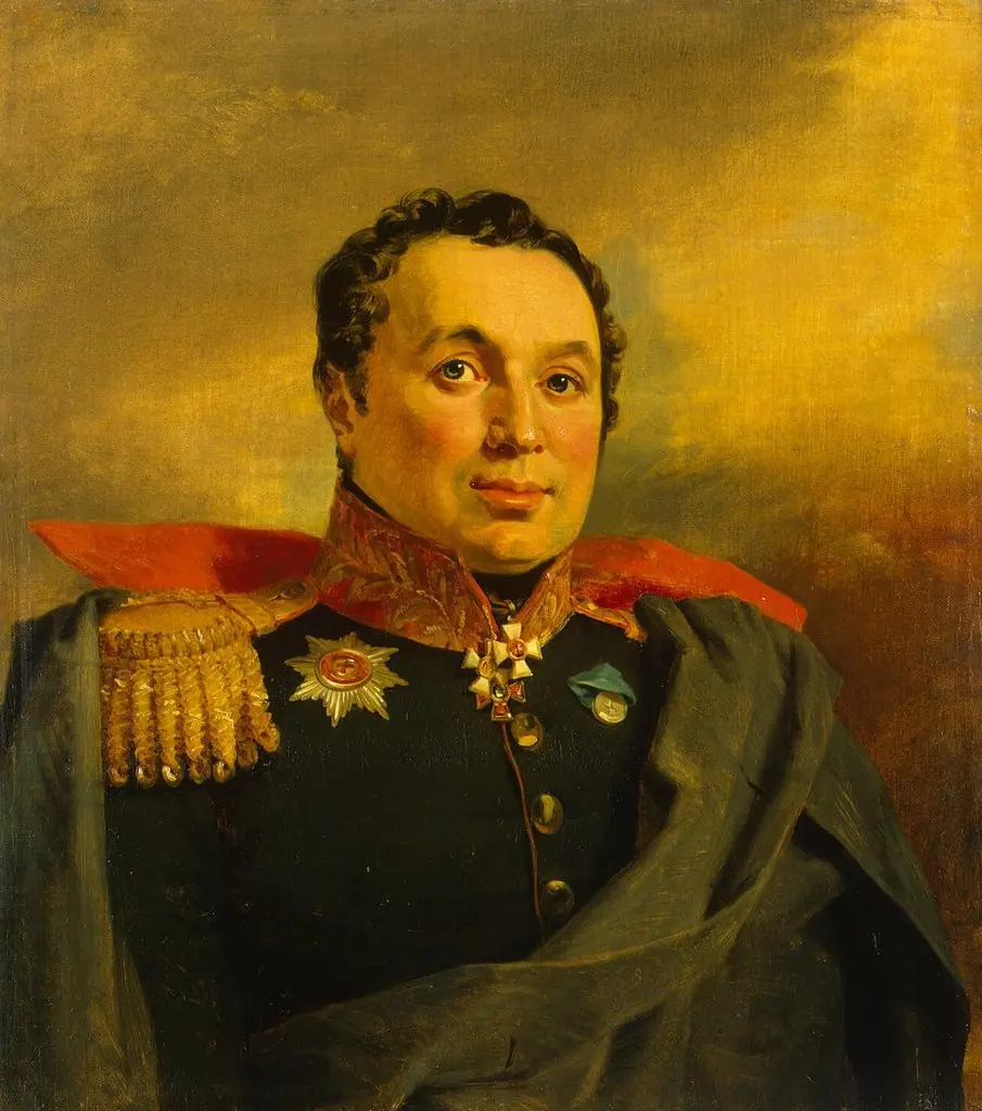 Portrait of Afanasy I. Krasovsky (1781-1843), by Unknown