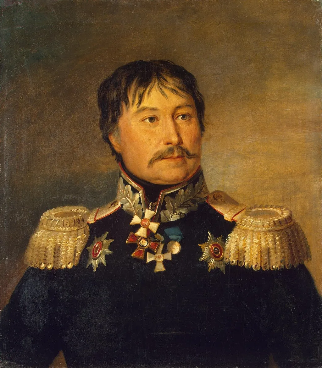 Portrait of Akim A. Karpov (1767-1838), by Unknown, oil, 1823