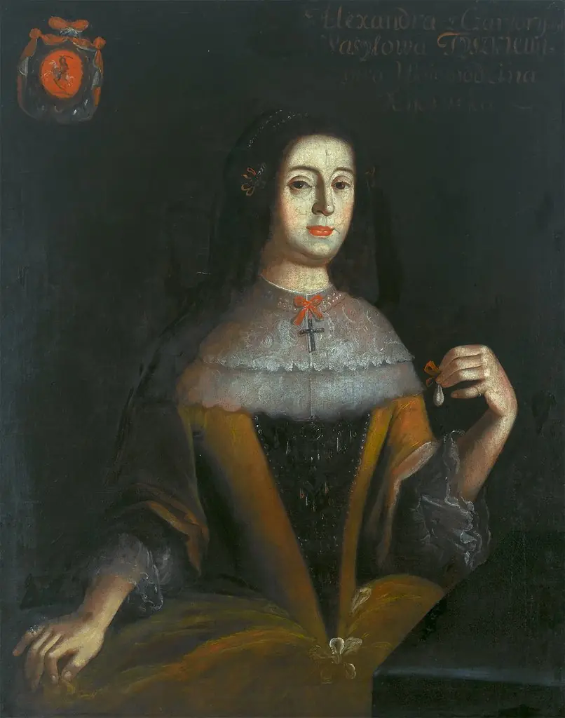 Portrait of Aleksandra Tyszkiewicz née Czartoryska (fl. ca. 1500), wife of the Kiev voivode, by Unknown