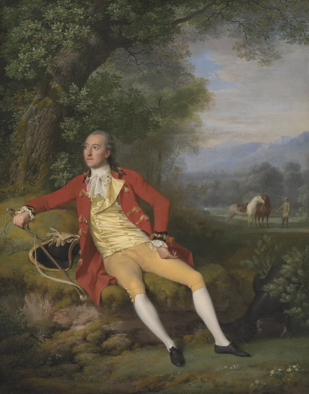 Portrait of an Envoy to the French and English Courts, by Unknown, unspecified, 1779